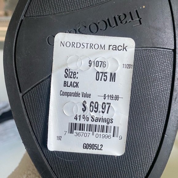 Franco Sarto Leather Black Boots - Picture 5 of 5